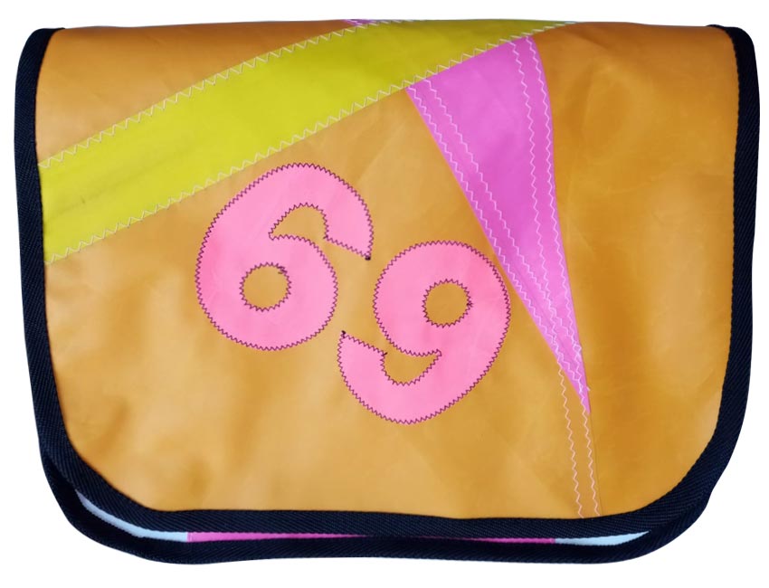 Nr. 69 orange XL Surfsegeltasche