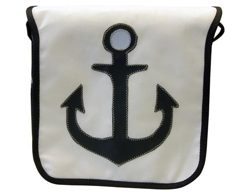 Tordalk Segeltuchtaschen “little Anker" weiß