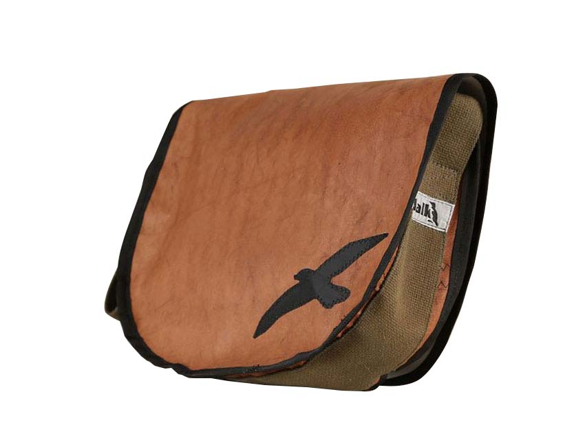Tordalk Segeltuchtaschen “Echse" braun