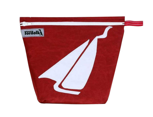 Tordalk Kulturtaschen "Jacht" rot