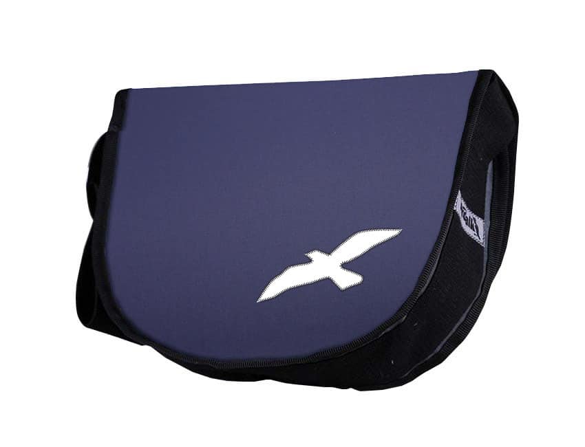 Tordalk Segeltuchtaschen “Koordinatentasche M” blau/weiß
