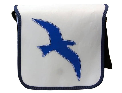 Tordalk Segeltuchtaschen “little Möwe" weiß
