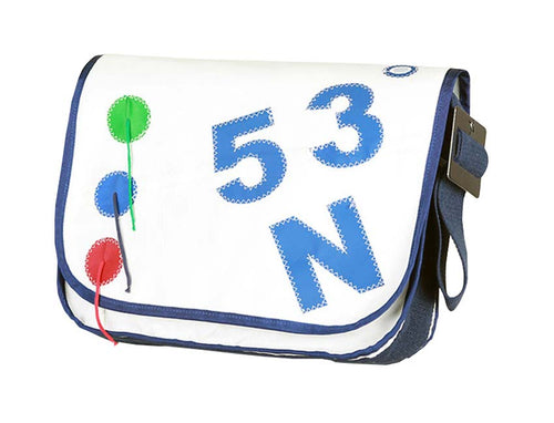 Tordalk Segeltuchtaschen “53N” weiß