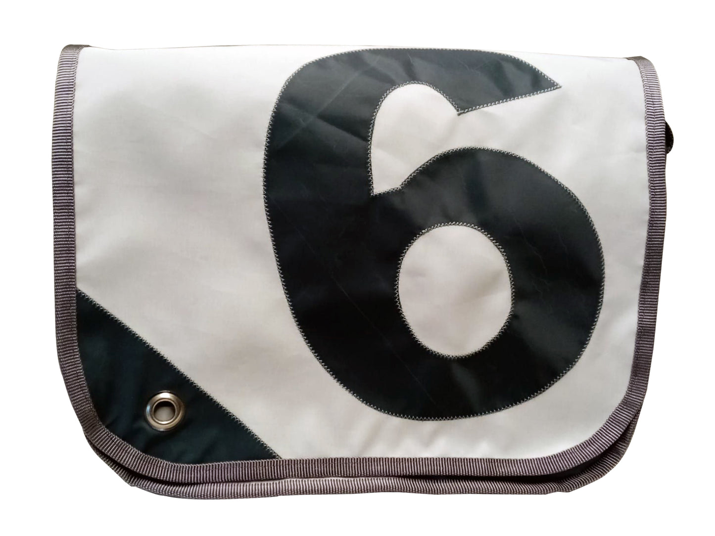 Tordalk Segeltuchtaschen “Nr. 6” weiß