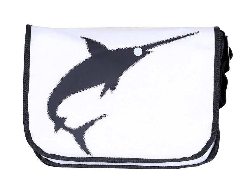 Tordalk Segeltuchtaschen “Orca” weiß