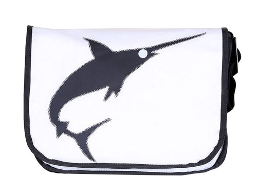Tordalk Segeltuchtaschen “Orca” weiß