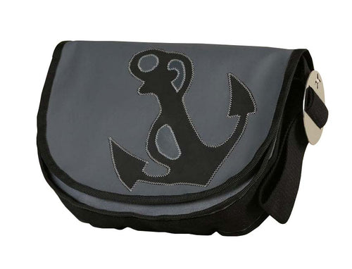 Tordalk Segeltuchtaschen “Anker" grau