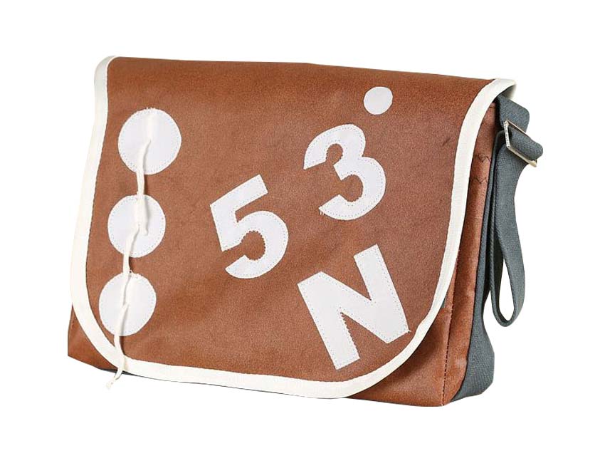 Tordalk Segeltuchtaschen “53 N" braun