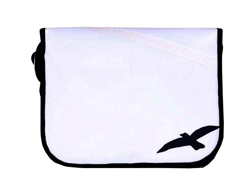 Tordalk Segeltuchtaschen “Orca” weiß