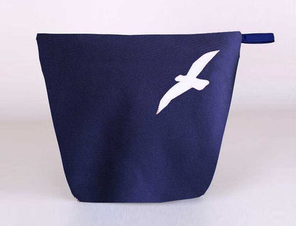 Tordalk Kulturtaschen "Blubb" blau