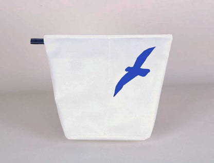 Tordalk Kulturtaschen "Blubb" weiss